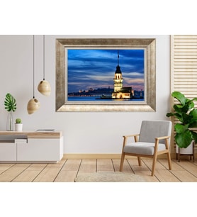 Gümüş Çerçeveli Tablo nb1048