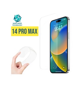 Iphone 14 Pro Max Uyumlu Ultra Ince Darbe Korumalı Esnek Nano Mizer Ekran Koruyucu