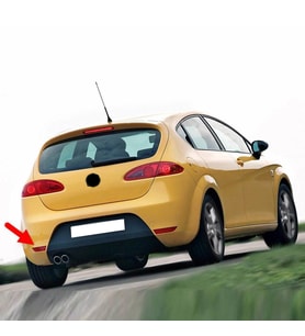 Seat Leon 2 FR 2006-2009 Arka Tampon Sol Alt Köşe Reflektörü 1P0945105E