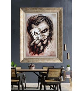 GÜMÜŞ ÇERÇEVELİ PASPARTULU TABLO V114