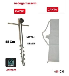 Güneş Plaj Balkon Bahçe Şemsiye Çanta ve Kazık