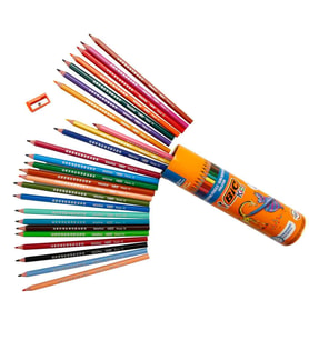 BİC Evolution Kuru Boya Kalemi 24+1 Metal Tüp