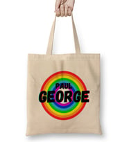 Paul George - Basketball gifts Vintage Retro Rainbow Quotes For BOYS AND Ddad Bez Çanta Uzun Saplı