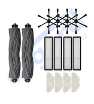 DREAME D10S, D10S PRO, D9 MAX GEN 2 UYUMLU 2 Ana Fırça 4 Yan Fırça 4 Filtre 4 Mop PKT-iasgf0000951