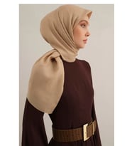 Armine Lyocell Eşarp 3-04 Krem Desenli 47358