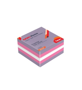 Noki Memo 75X75 Neon Yapışkanlı Küp Blok 450 SAYFA Ebruli