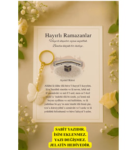 5 Adet Ramazan Hediye - Ramazan Bayramı Hediye - 5 Adet Kelebek Anahtarlık -
