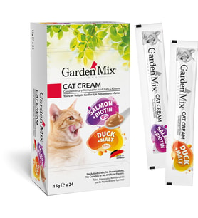 Garden Mıx Kedi Kreması Xxl Somon+ördek 15gr x 24 Adet
