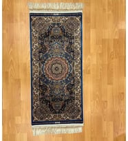 Otantik Klasik Madalyon Desenli 60 x 120 CM İpek Halı