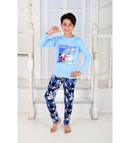 Erkek Çocuk Colarado Yazılı Uzun Kollu Pijama takımı - 1-2 YAŞ / MAVİ