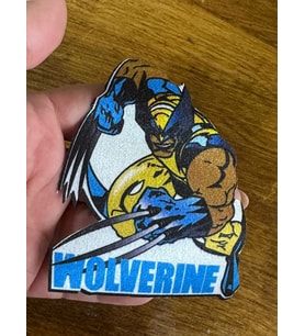 9X8 CM ÜTÜ İLE YAPIŞAN WOLVERINE ARMA YAMA SATEN ARMA