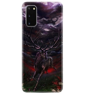 Samsung A02S A03S A10 A12 A13 A21S A22 Kılıf Desenli Silikon Dark Deer 1786