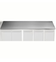 Electrolux Professional Üst Tabla, Sırtsız, 2000 Mm, 1,5 Mm Kalınlıkta Üst Tabla 18 Mm Kalınlığında Ses Sönümlendirici Malzeme Ve Ayrıca 2 Paslanmaz Kayıtla Güçlendirilmiştir - Modular Line TPLA20