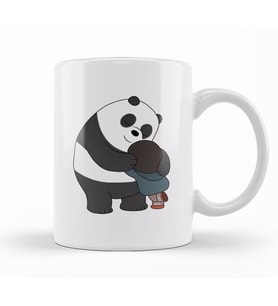 Panda and Chloe We Bare Bears Kupa Bardak Porselen