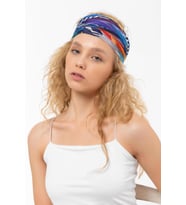 Karışık Desen Piliseli Fular Bandana