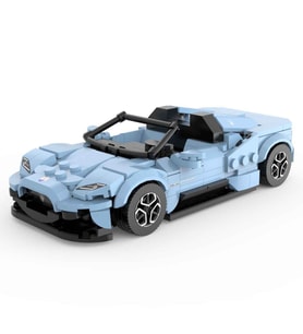Maserati MC20 Cielo Model Araba Yapım Seti - 370 Parça 1:30 Ölçek Eğitici Blok Seti