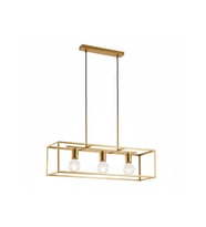 Cornelia 3'lü Sıralı Retro Sıralı Avize RA-AVZ- 3197-58-24 (Gold)
