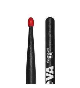 Vic Firth N5ANB Nova 5A Nylon Black Baget  Ekonomik Seri - Siyah - Kırmızı Naylon Uç