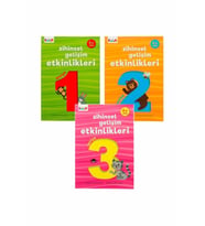 4+ Yaş Zihinsel Gelişim Etkinlikleri - 3 Kitap Set