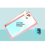 Tkgz - Oppo A52 FULL KASA Arka Kapak Batarya Kapağı - BEYAZ