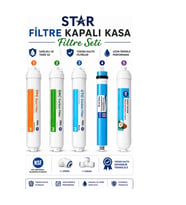 Star Sucool Star Filtre Nsf Onaylı Kapalı Kasa Quick 5'li Filtre Seti