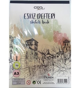Ceoart Eskiz Defter A3 120Gr 50 Yp.CEO-ED0001