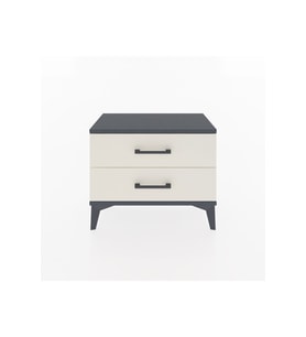 Arges Komodin 2 Çekmeceli 60x30x48 Antrasit-Aytaşı