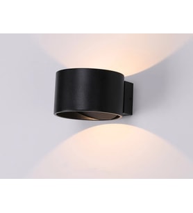 MYLİGHTS   SİYAH   ÇİFT YÖNLÜ LED APLİK BEYAZ G9 LED AMPUL DAHİL