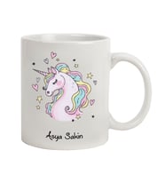 İsme Özel Kupa Bardak - Unicorn