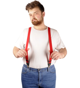 Mode XL Suspender - Long Edition 21901 Kırmızı
