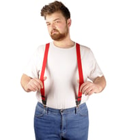 Mode XL Suspender - Long Edition 21901 Kırmızı