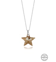 Swarovski Crystal Kadın Star Light Colorado Gümüş Kolye