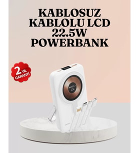 Kablosuz Kablolu Şarj Destekli Taşınabilir