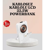 Kablosuz Kablolu Şarj Destekli Taşınabilir