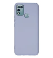 İnfinix 10 Play Kılıf Nano Içi Kadife Silikon - Lila