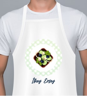 Kişiye Özel En İyi Chef- Aşçı Mutfak Önlüğü MO120E