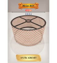 Antik Kiremit Lambader Başlığı 35 CM Mega Boy