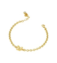 Debora Jewelry 14 Ayar Altın Kelebek Detaylı Zincir Bileklik