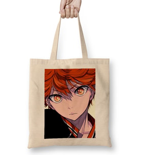 Haikyuu Shoyo Hinata 01 Bez Çanta Uzun Saplı