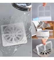 10 Adet Yapışkanlı Banyo Duş Gider Süzgeci Saç Yakalayıcı Tıkanıklık Önleyici