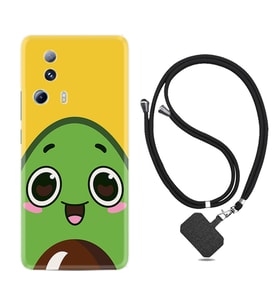 Xiaomi Mi 13 Lite Kılıf Silikon Boyun Askılı İpli Desenli Silikon Avo Şekerto 1626