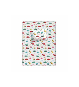 %100 Pamuklu Bebek Lastikli Çarşaf 70x130+20 Bebek Yastık Kılıfı 35x45
