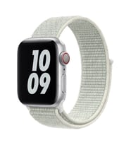 Apple Watch 10/11 42mm-38/40/41mm Kordon Hasır Kordon 2/3/4/5/6/se/7/8/9 (Beyaz)
