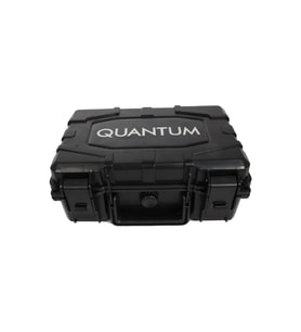 Quantum Seyahat Tipi 20 Taşıma Kulplu Siyah Humidor Puro Kutusu