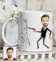 Kişiye Özel Karikatür Tasarım Kupa Bardak 95792