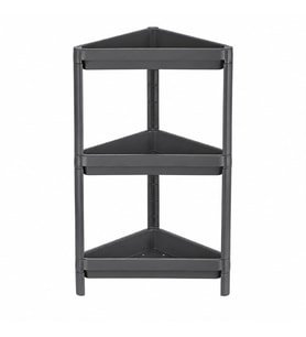 GRİ ÜÇGEN ÇUKUR PRATİK RAF ÜNİTESİ PLASTİK (5690)