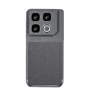 İnfinix Gt 20 Pro Kılıf Auto Focus Karbon Kapak - Gri
