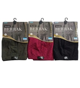 BERRAK 4497 ERKEK MODAL DESENLİ BOXER 3 ADET