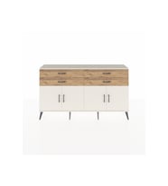 Arges Konsol 2 Raflı 4 Çekmeceli 8 Kapaklı 176x30x99 Aytaşı-Aytaşı/Çam