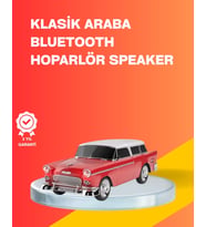 Taşınabilir Klasik Araç Tasarımlı Kablosuz Hoparlör